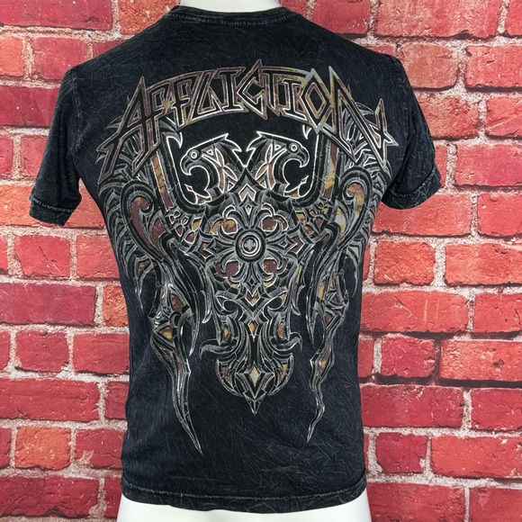 Affliction Men's Short Sleeve Graphic T-shirt - Size: Small -NWT - Picture 7 of 11